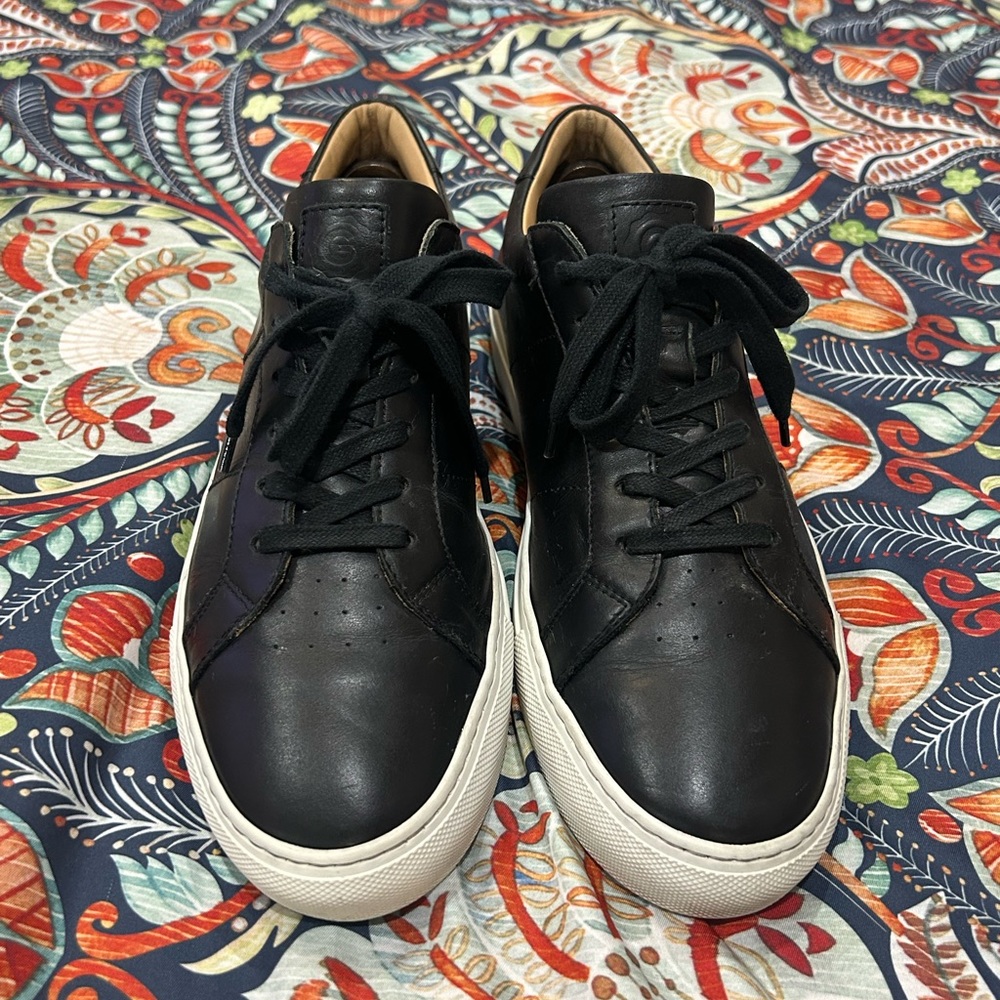 Black Leather Greats Royale